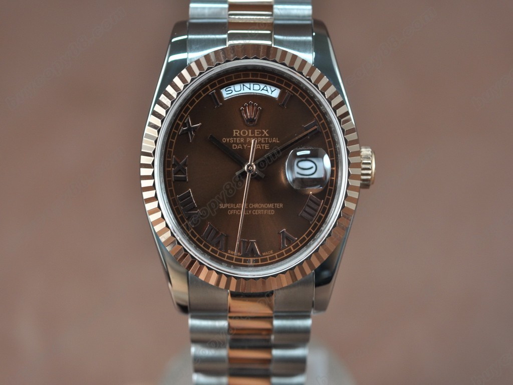 勞力士【男性用】 DateDay 36mm TT White Dial A-2836-2自動機芯搭載1