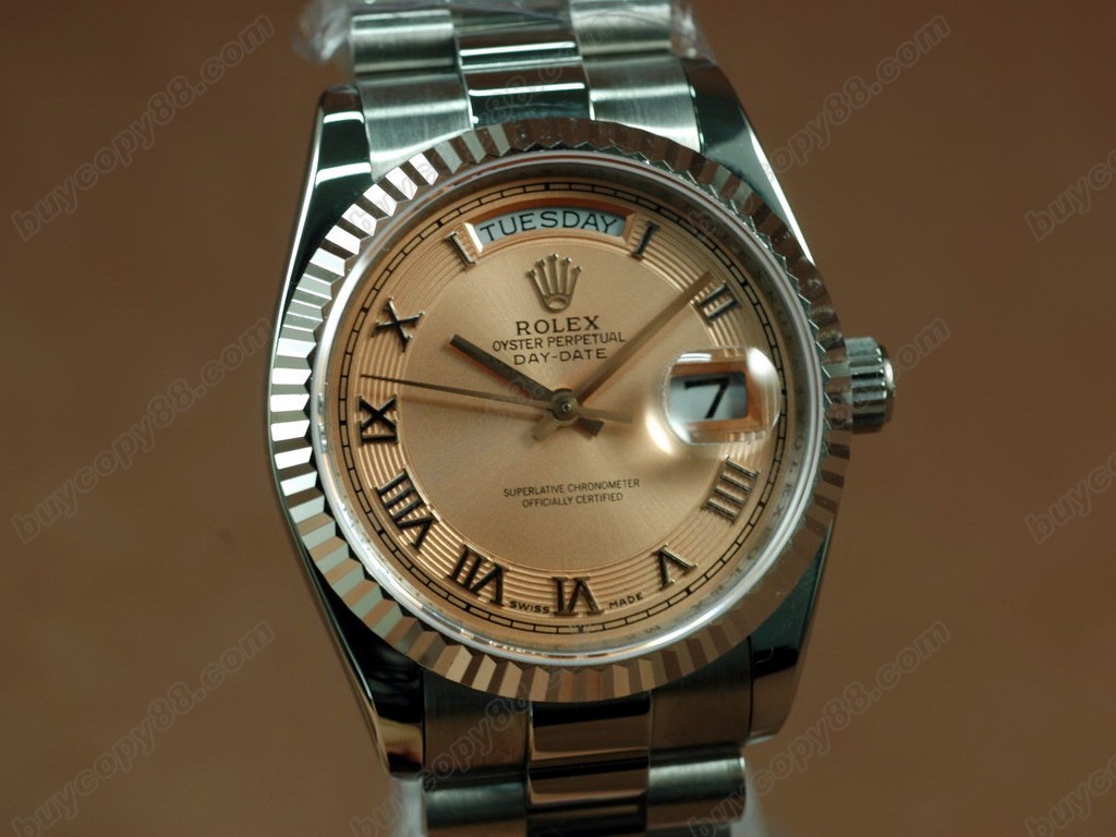勞力士【男性用】 DateDay 36mm TT White Dial A-2836-2 自動機芯搭載1