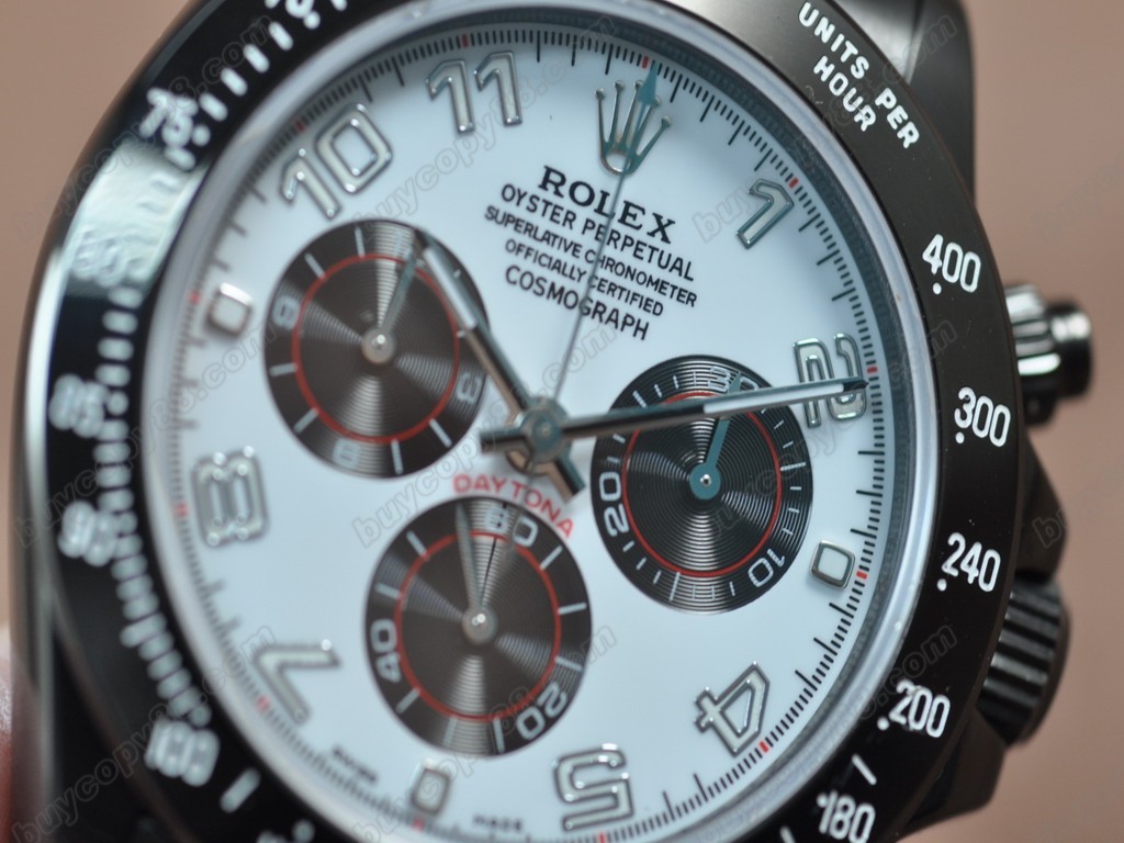 勞力士【男性用】 Daytona Full PVD Black dial Asia7750自動機芯搭載10