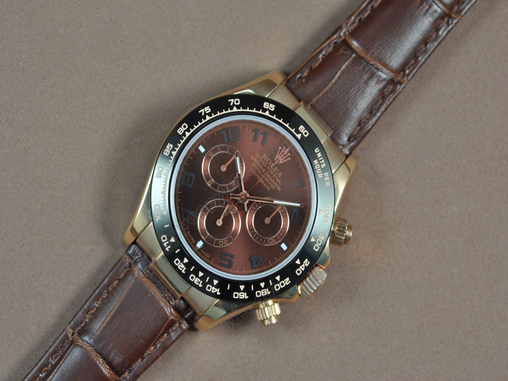 勞力士【男性用】Daytona RG/PVD/LE White dial Asia7750自動機芯搭載8