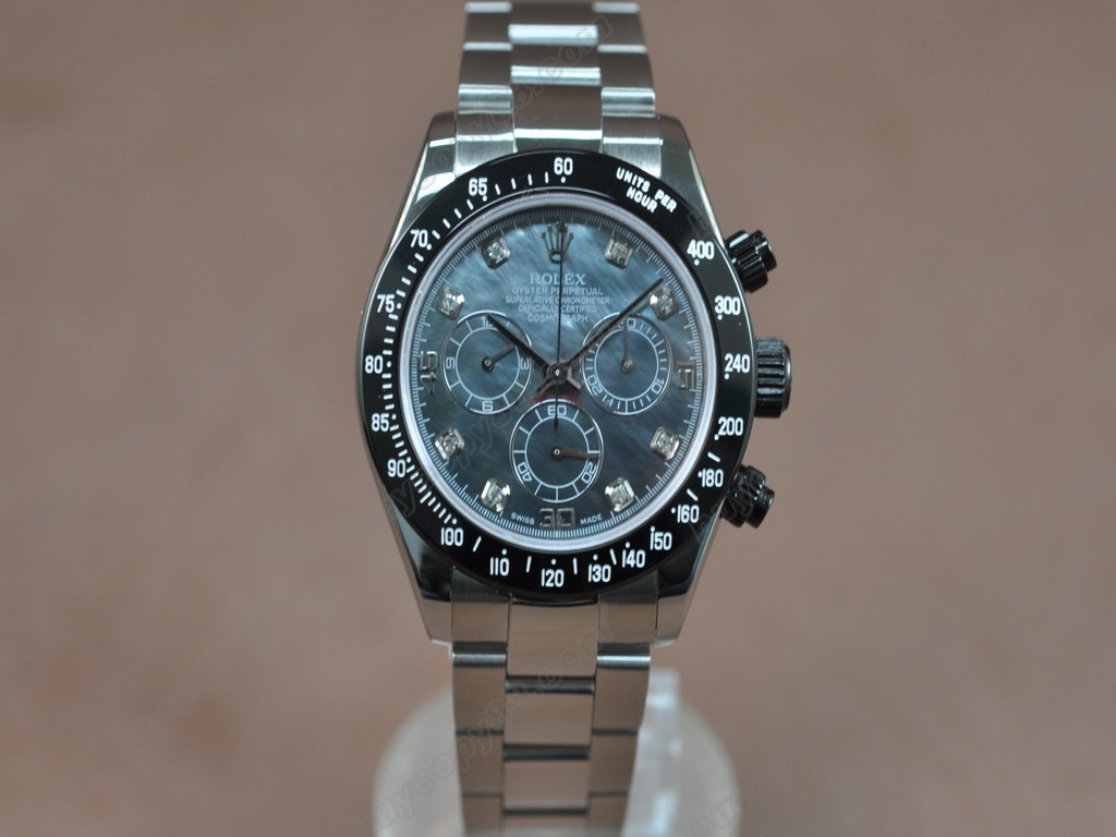 勞力士【男性用】 Daytona SS/PVD Pearl blue Asia7750自動機芯搭載0