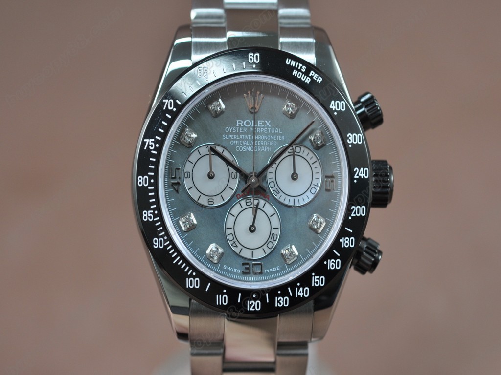 勞力士【男性用】 Daytona SS/PVD Pearl blue Asia7750自動機芯搭載5
