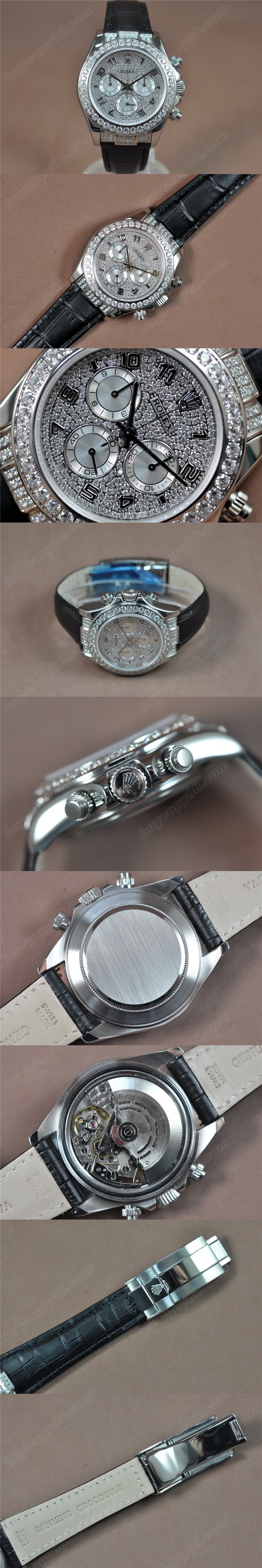 勞力士ROLEX Daytona SS/LE Diamond A-7750 時間測定功能搭載 自動機芯搭載0