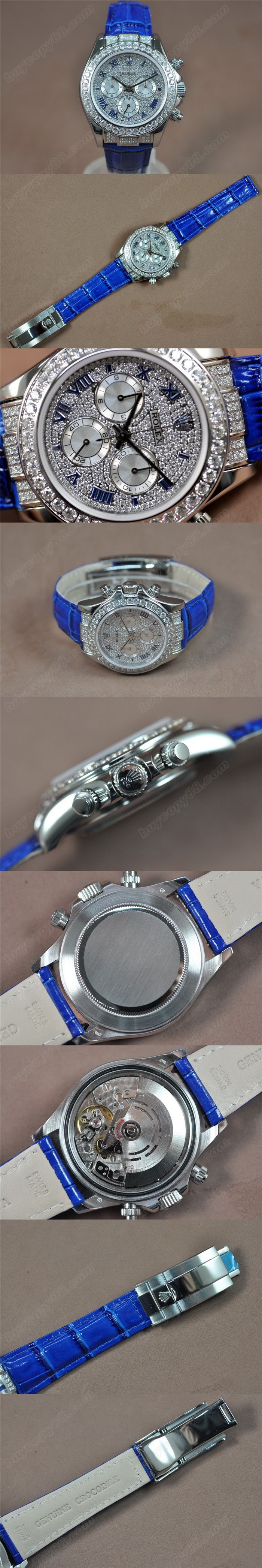 勞力士ROLEX Daytona SS/LE Diamond A-7750 時間測定功能搭載 自動機芯搭載0