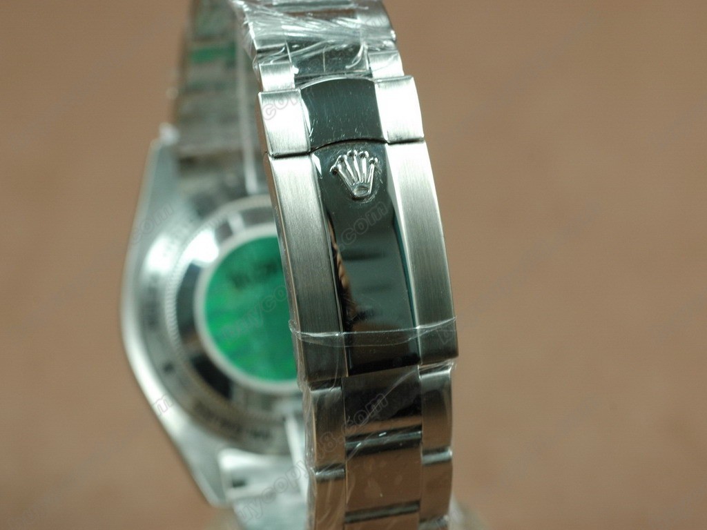 勞力士【男性用】 Milguass SS/SS Black Dial (Green Sapphire) Asian 2836-2 自動機芯搭載5