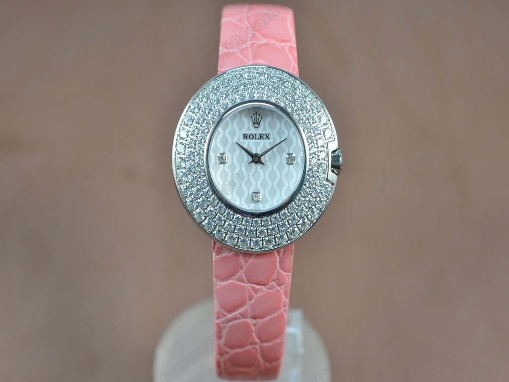 勞力士【女性用】Ladies Dia SS/LE/White Swiss 石英機芯搭載2