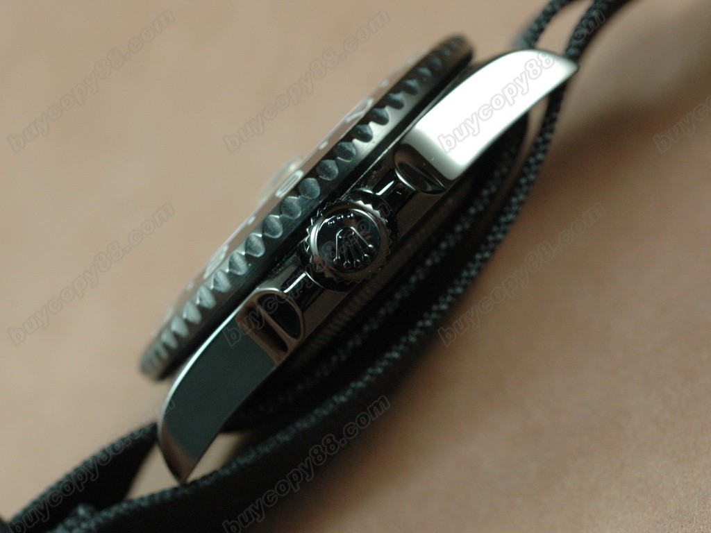 勞力士【男性用】Submariner PVD Satin Strap Black Dial A-2836-2 自動機芯搭載8