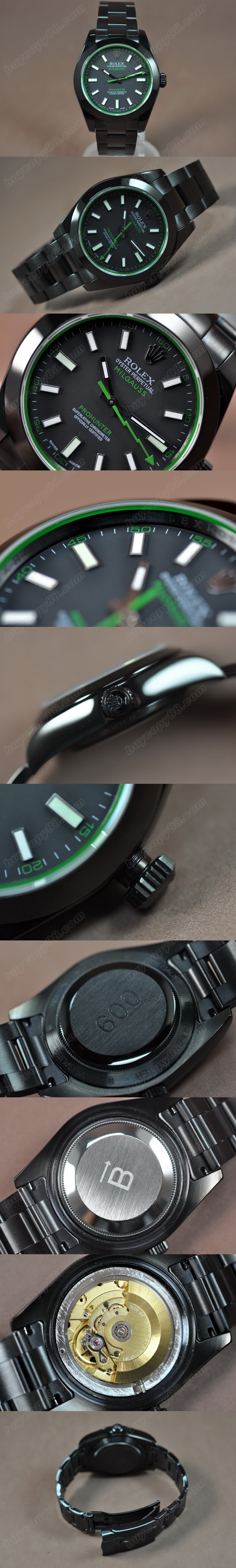 勞力士 Rolex Pro Hunter Milguass(Green Sapphire) A-2836-2 Auto自動機芯搭載0