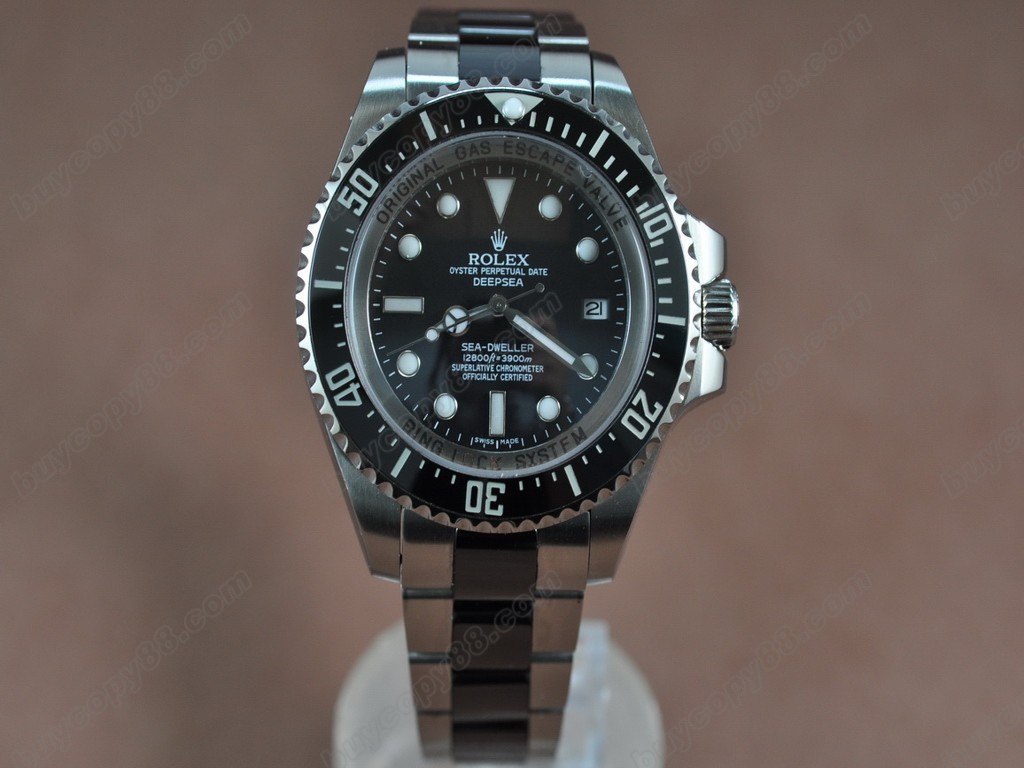 勞力士【男性用】Deep Sea SS Ceramic Black Dial Asian 2836-2 自動機芯搭載6