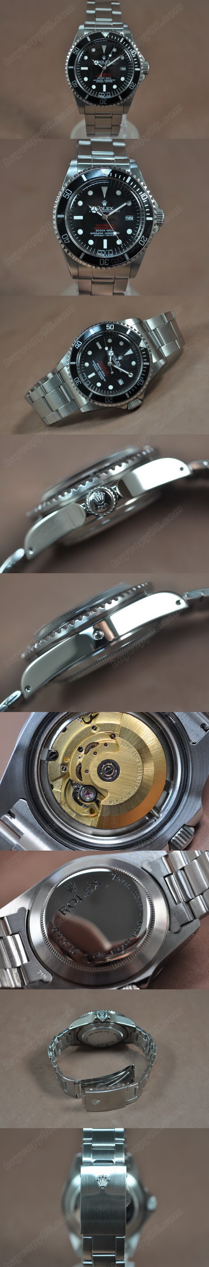  勞力士 Watches Submariner Vintage SS 黑 文字盤 A-2836-2 自動機芯 搭 載  0