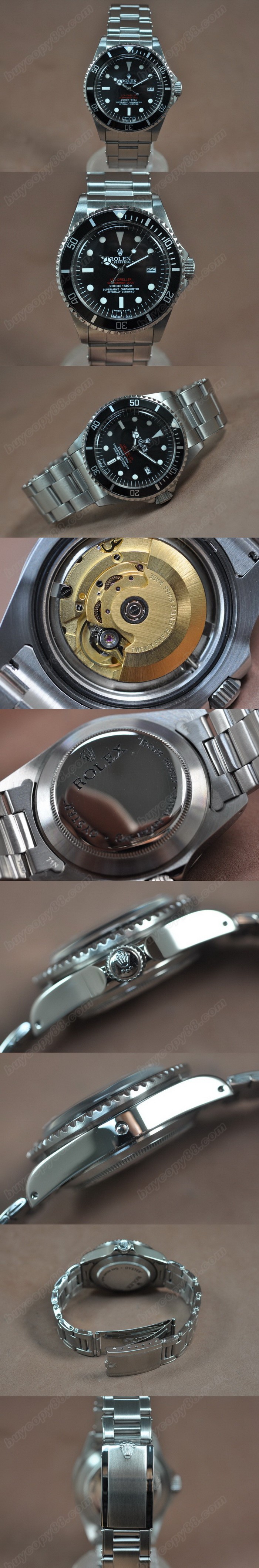 勞力士 Watches Submariner Vintage SS 黑 文字盤 A-2836-2 自動機芯 搭 載 0