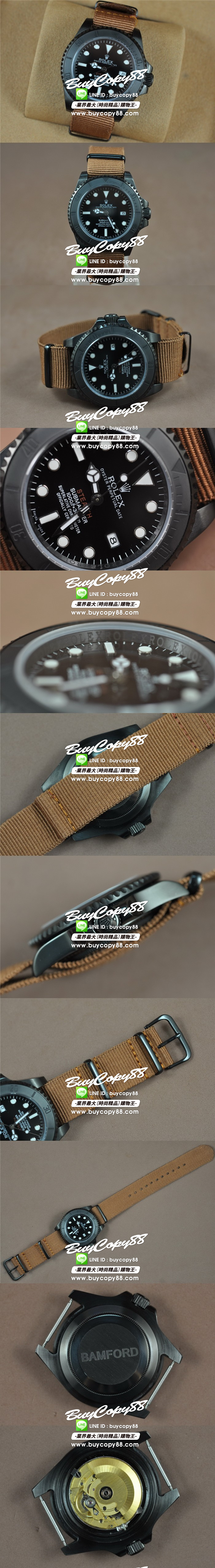 勞力士ROLEX Submariner Ceramic Bezel Nato Strap Dial A-2836-2 Auto 0