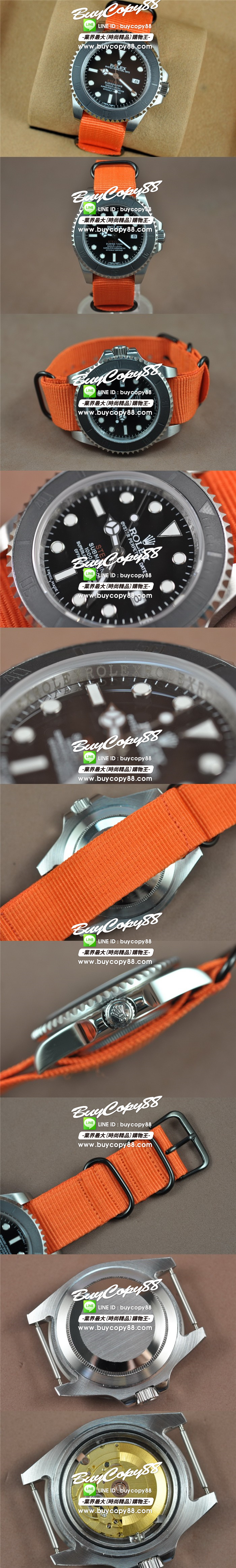 勞力士ROLEX Submariner Ceramic Bezel Nato Strap Dial A-2836-2 Auto 0