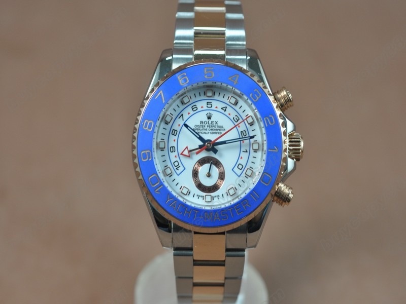 勞力士【男性用】 Yatchmaster II 42mm TT White dial Asia 2813 自動機芯搭載6