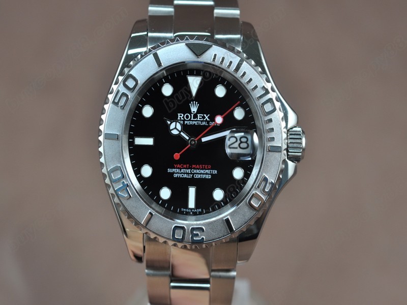 勞力士【男性用】 Yacht Master 41mm SS Black Asian 2836-2 自動機芯搭載5