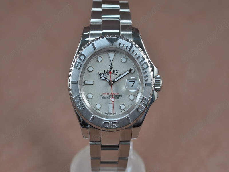 勞力士【男性用】Yacht Master SS Grey Asia Eta 2836-2 自動機芯搭載7