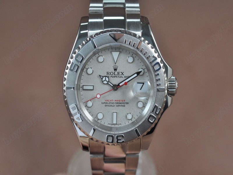 勞力士【男性用】Yacht Master SS Grey Asia Eta 2836-2 自動機芯搭載6