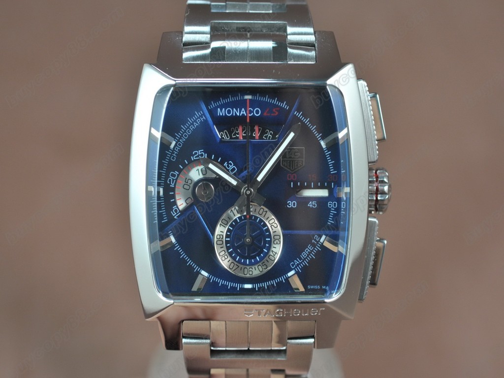 豪雅【男性用】Monaco SL Chrono SS/SS Blue dial A-7750自動機芯搭載 7