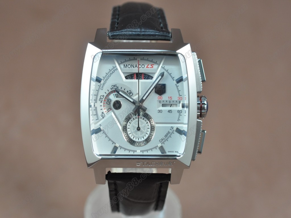 豪雅【男性用】 Monaco SL Chrono SS/LE White dial A-7750自動機芯搭載8