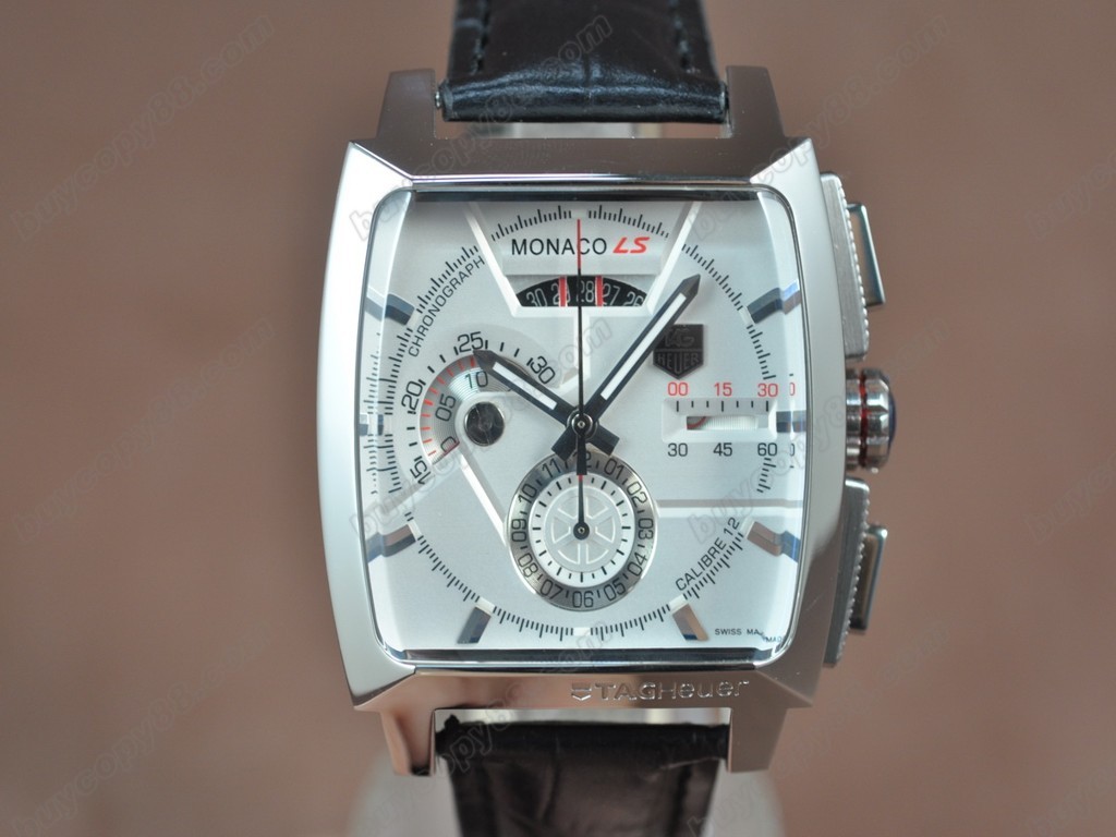 豪雅【男性用】 Monaco SL Chrono SS/LE White dial A-7750自動機芯搭載9