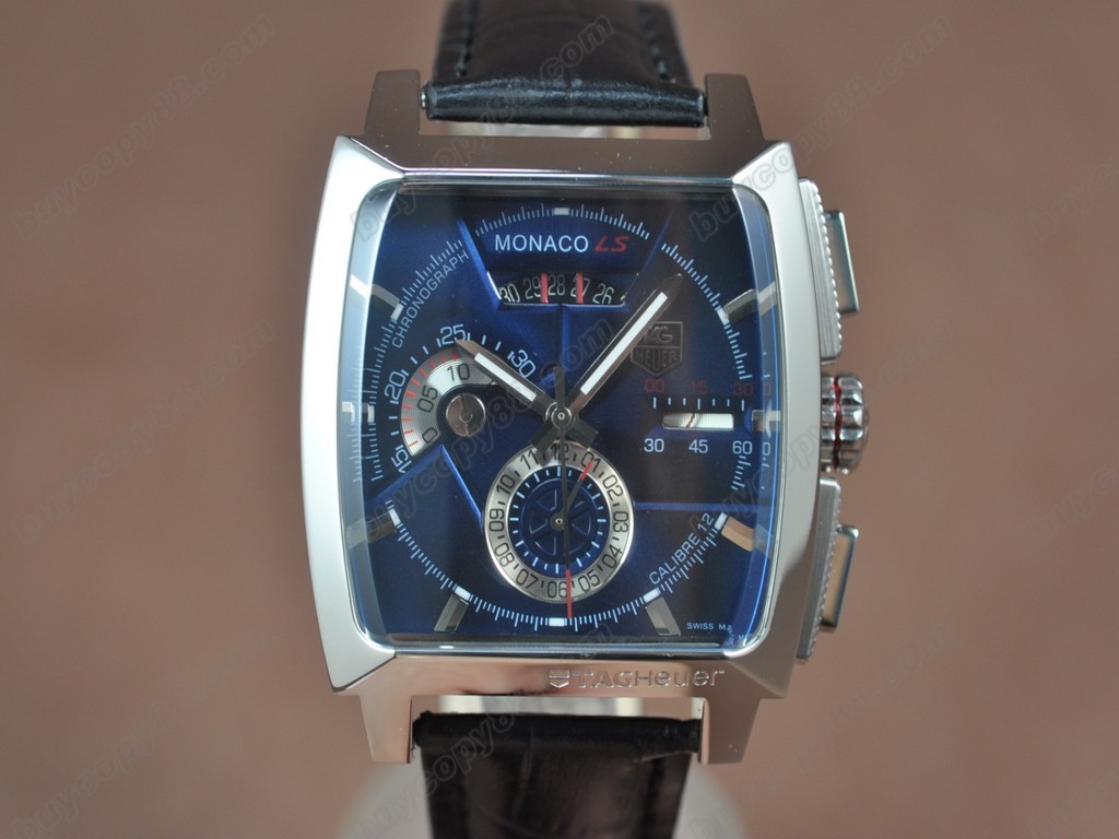 豪雅【男性用】 Monaco SL Chrono SS/LE Blue dial A-7750 自動機芯搭載9