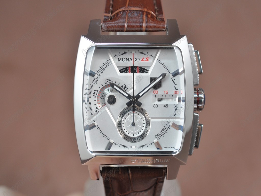 豪雅【男性用】 Monaco SL Chrono SS/LE Whitedial A-7750 自動機芯搭載8