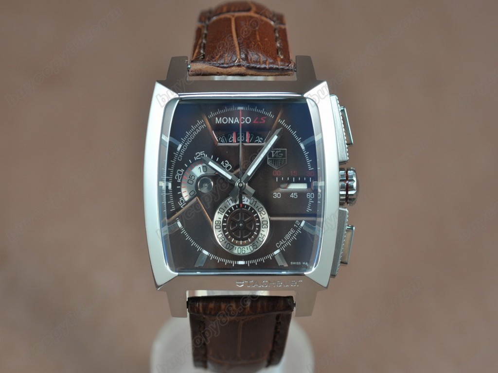 豪雅【男性用】 Monaco SL Chrono SS/LE Brown dial A-7750 自動機芯搭載9