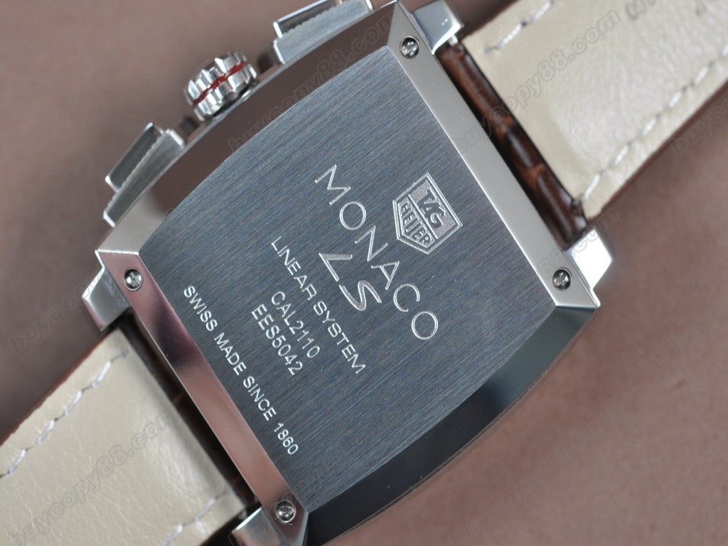 豪雅【男性用】 Monaco SL Chrono SS/LE Brown dial A-7750 自動機芯搭載4