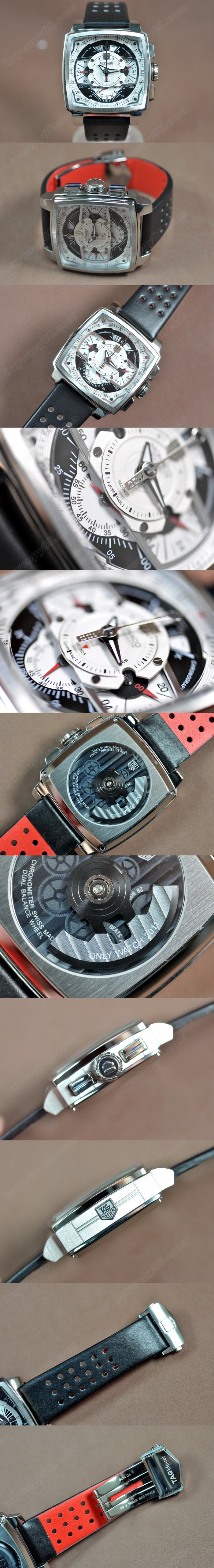 豪雅錶Tag Heuer Monaco SS/LE Jap-VD56 石英機芯搭載0