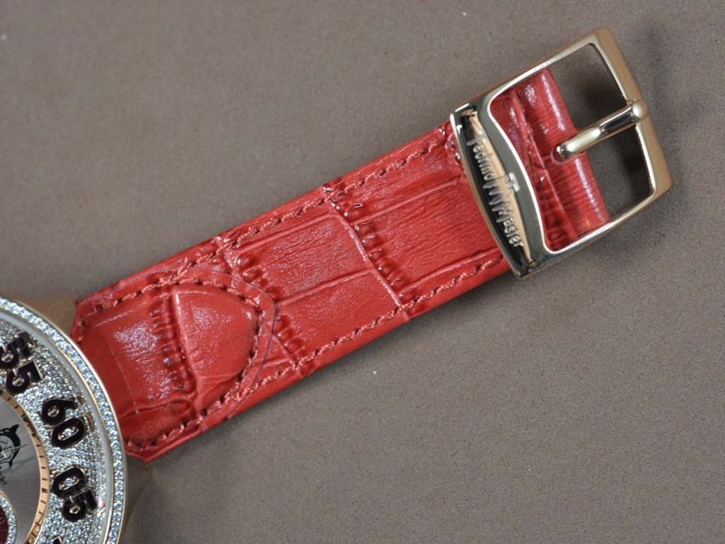 泰洛克大師【男性用】 RG/Diam/LE  RG/Red Dial Swiss 石英機芯搭載8