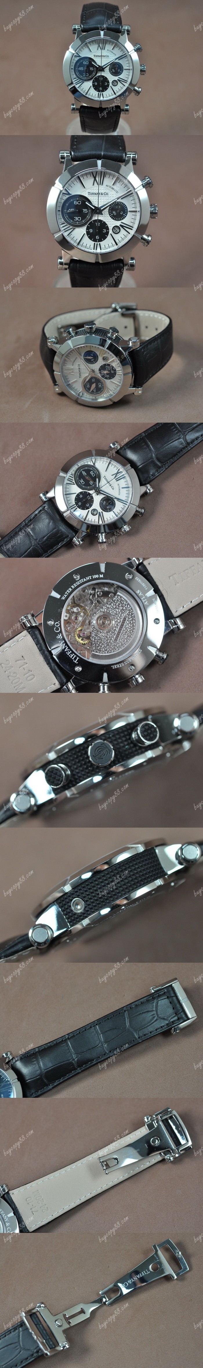  蒂芬尼Tiffany & Co Altas 42mm SS/LE White roman A-7750自動機芯搭載0