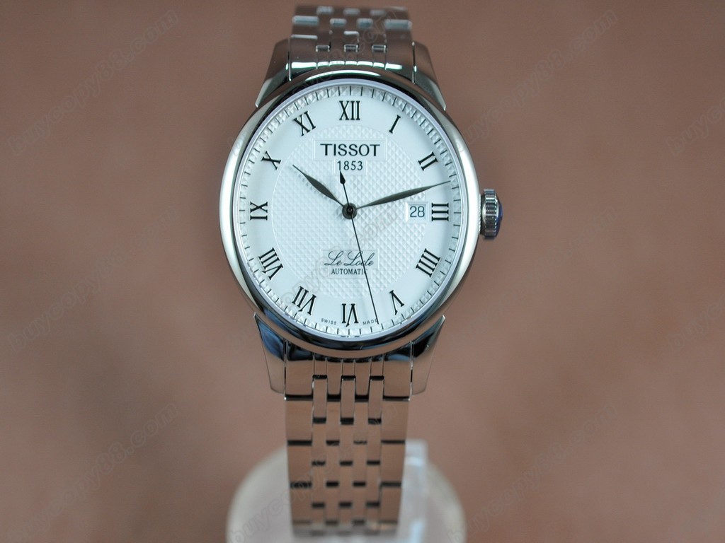 Tissot/天梭【男性用】 T-Classic SS/SS White Swiss Eta 2824-2 自動機芯搭載2