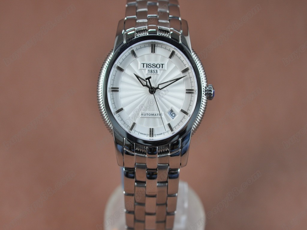 Tissot/天梭【男性用】SS/SS White Asia 2824-2 自動機芯搭載0