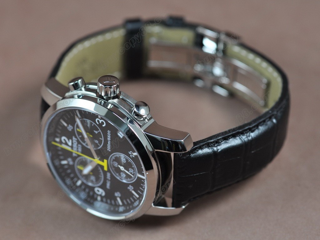 Tissot/天梭【男性用】 T-Sport Chronograph SS/LE Black Swiss Eta 石英機芯搭載9