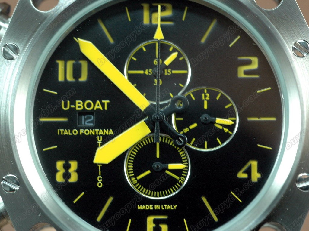 優寶【男性用】 Thousands of Feet Chrono SS/LE Black/Yellow OS 10石英機芯搭載1
