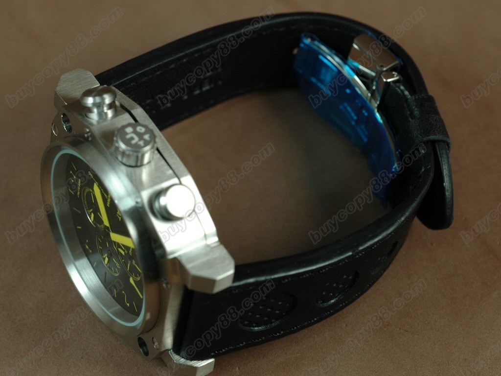 優寶【男性用】 Thousands of Feet Chrono SS/LE Black/Yellow OS 10石英機芯搭載2
