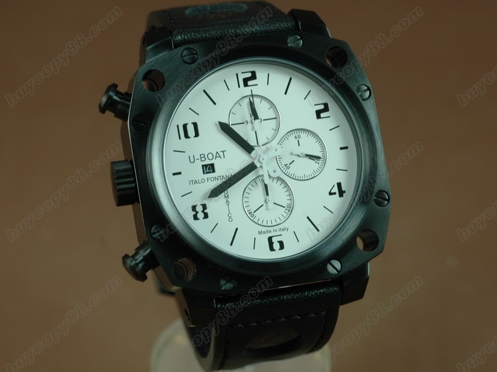 優寶【男性用】Thousands of Feet Chrono PVD/LE Black/White  A-7750 自動機芯搭載0