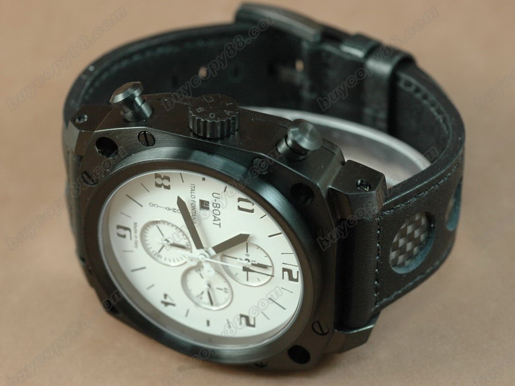 優寶【男性用】Thousands of Feet Chrono PVD/LE Black/White  A-7750 自動機芯搭載2