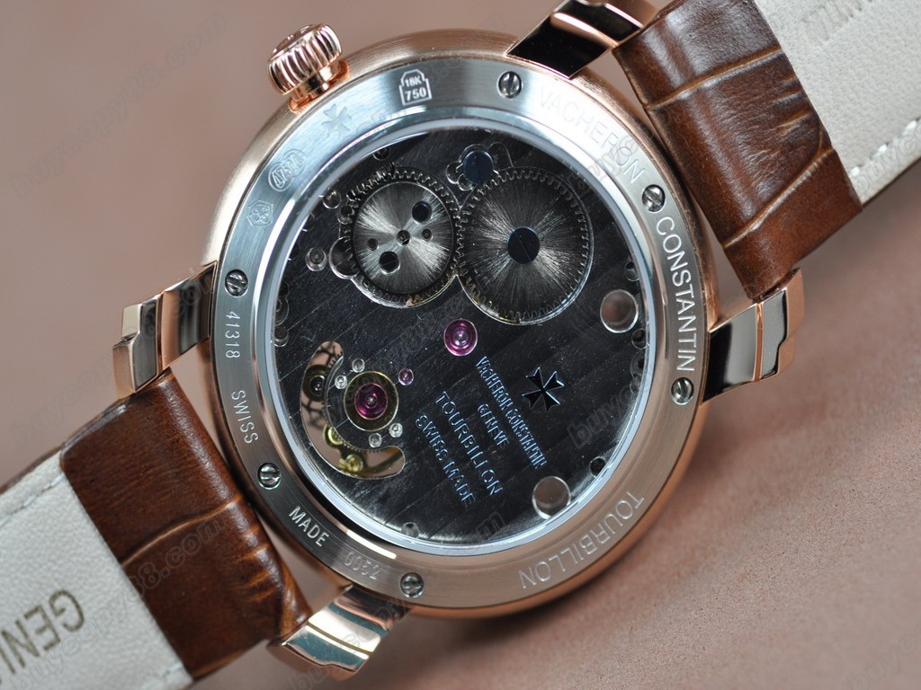 江詩丹頓　【男性用】 Malte Regulator Tourbillon SS/LE White Flying陀飛輪搭載　 1