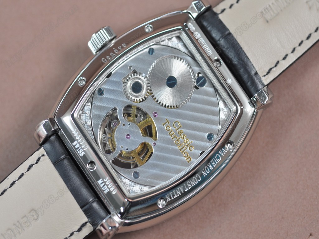 江詩丹頓　【男性用】 Malte Regulator Tourbillon SS/LE Wht Dial Flying 陀飛輪搭載4