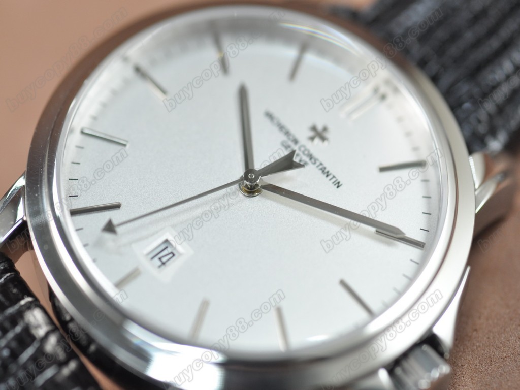 江詩丹頓　【男性用】 Patrimony SS/LE White Swiss eta 2824-2 自動機芯搭載1