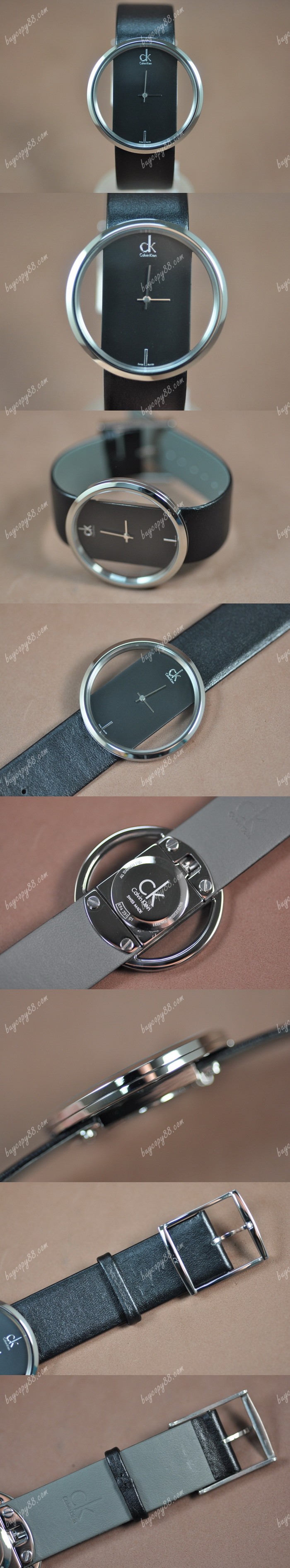  凱文克萊Calvin Klein SS/LE Black Dial Swiss石英錶0