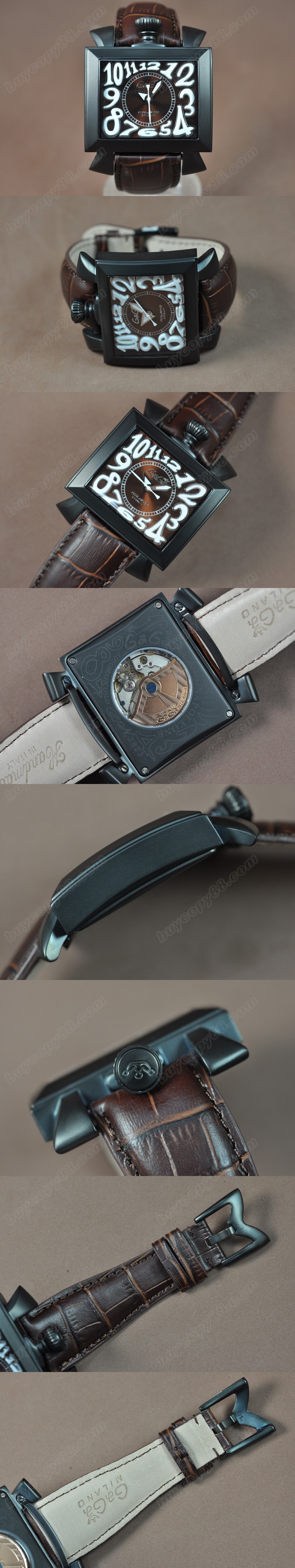 女神卡卡 GaGa Milano Napoleone PVD/LE Asian 2813 自動機芯搭載0