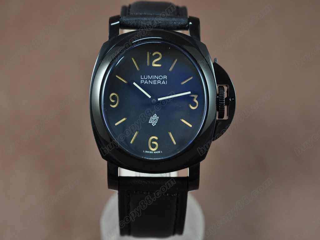 沛納海【男性用】Luminor Marina 44mm SS/SS Black dial A-6497 手上鏈搭載3