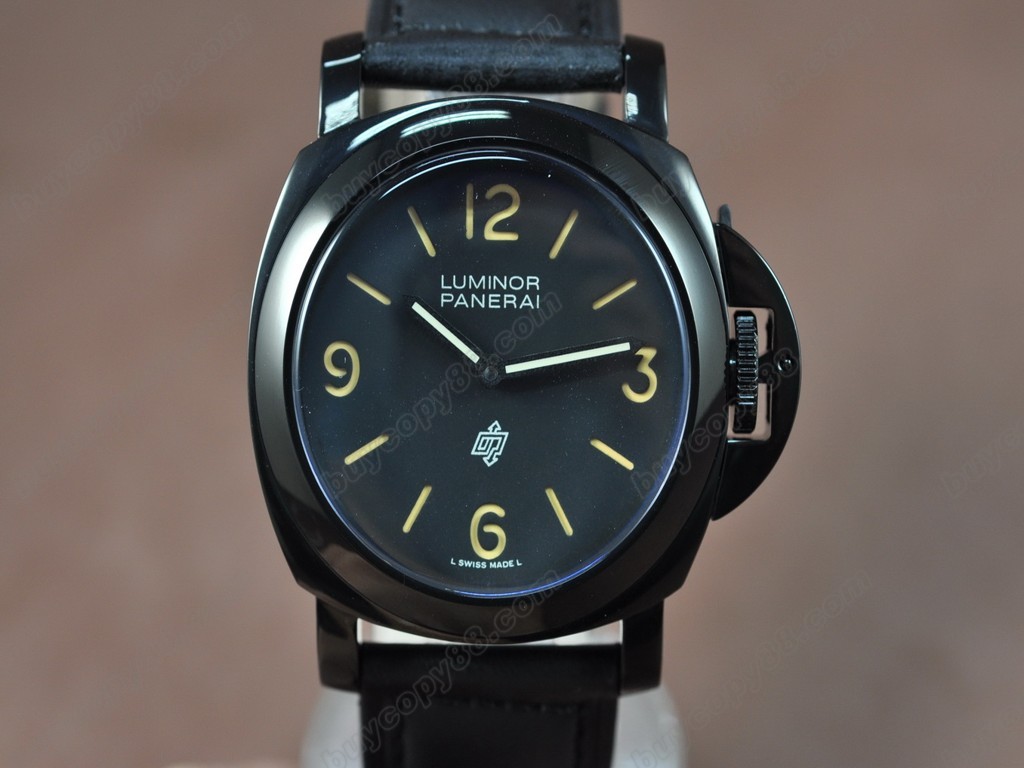 沛納海【男性用】Luminor Marina 44mm SS/SS Black dial A-6497 手上鏈搭載4