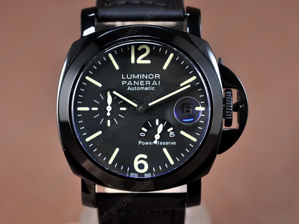 沛納海【男性用】 Luminor 44mm SS/LE Black 自動機芯搭載7