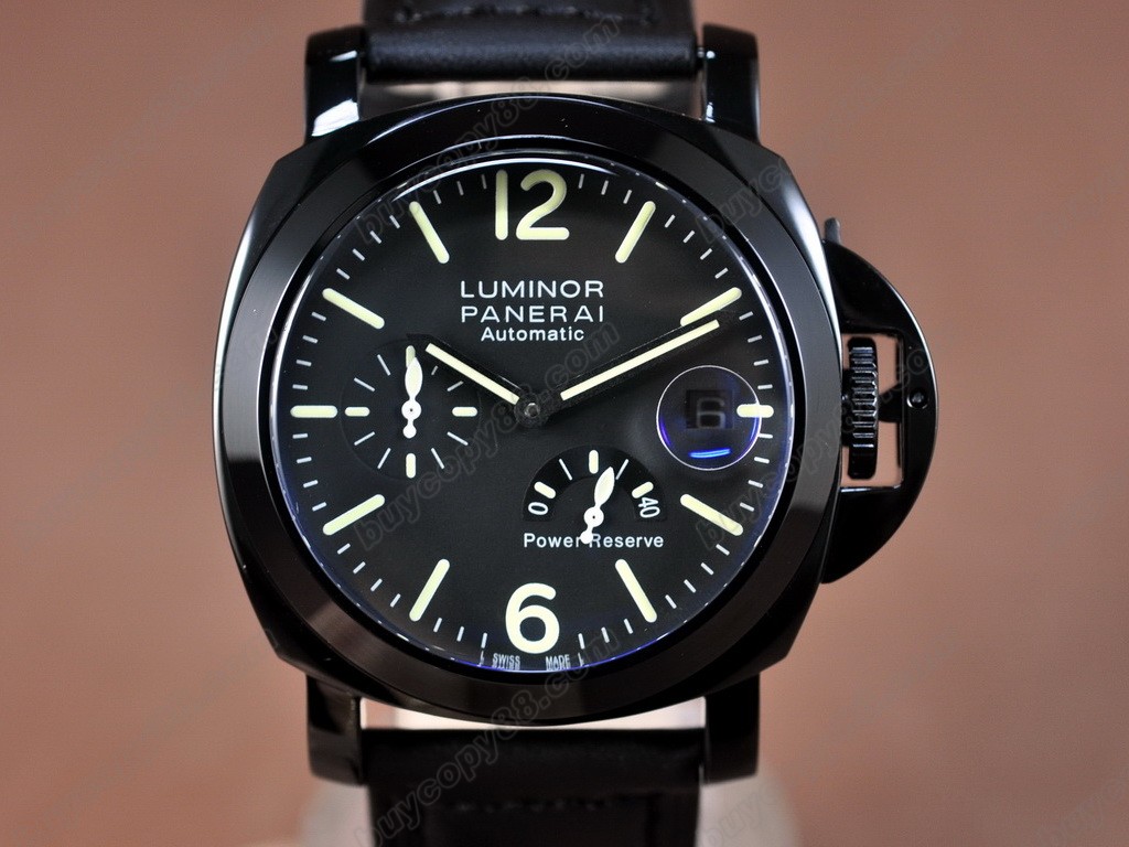 沛納海【男性用】 Luminor 44mm SS/LE Black 自動機芯搭載7