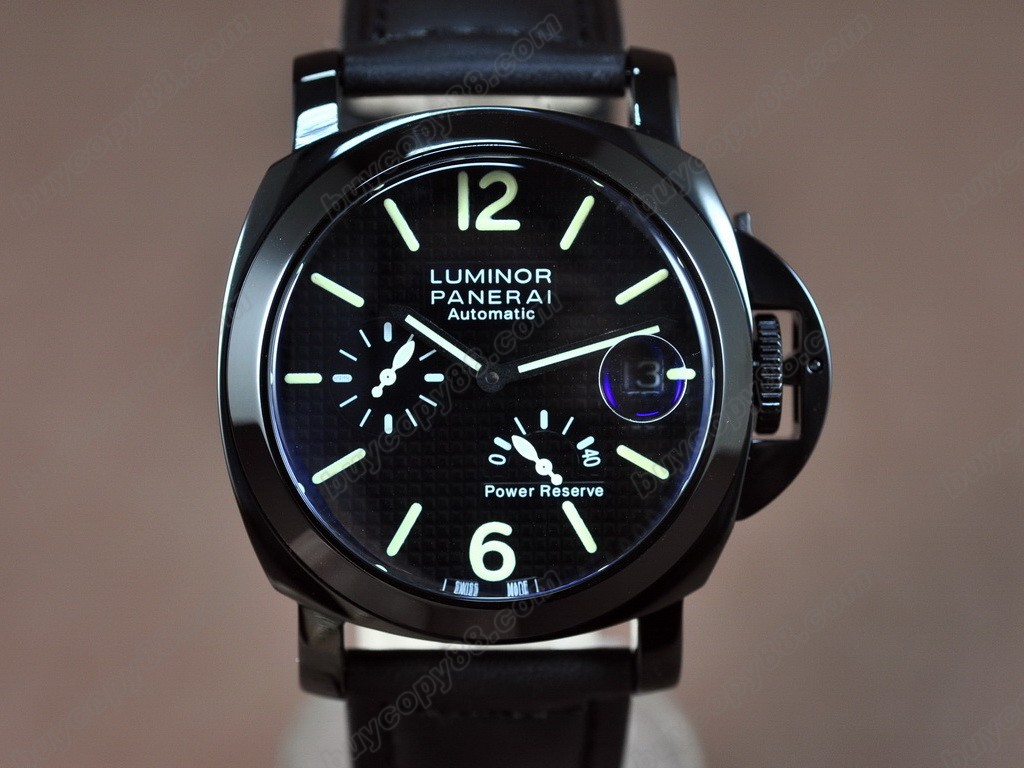 沛納海【男性用】Luminor 44mm SS/LE Black 自動機芯搭載8