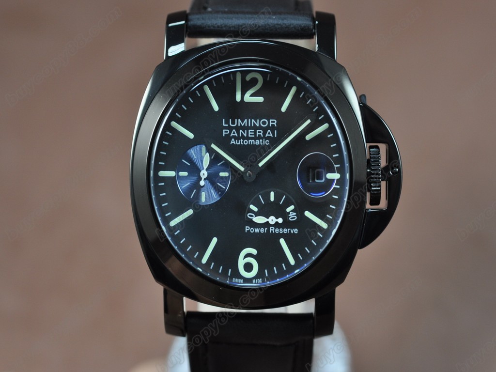 沛納海【男性用】Luminor 44mm SS/LE Black 自動機芯搭載6