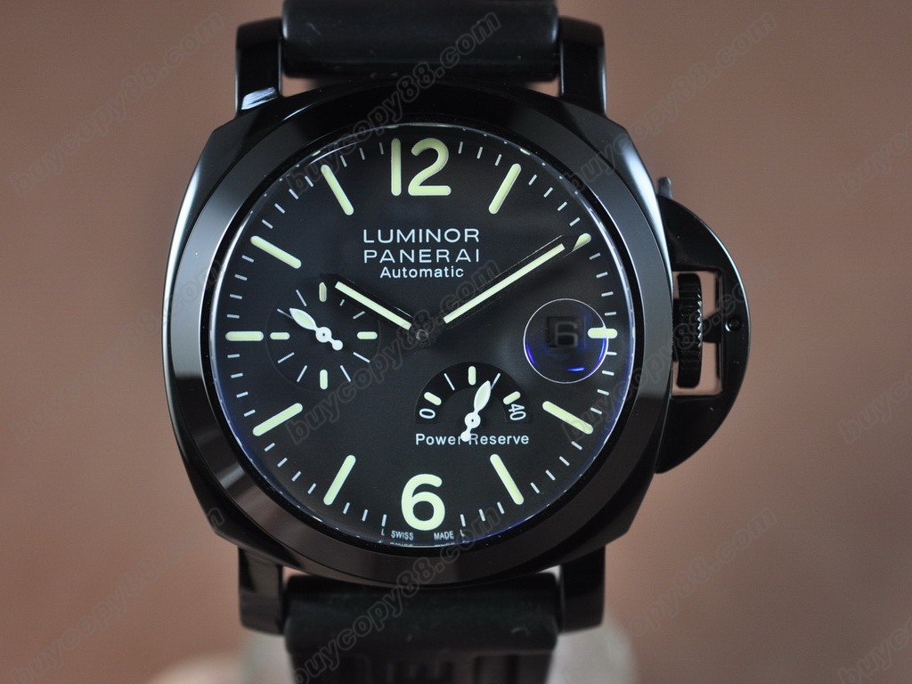 沛納海【男性用】 Luminor 44mm SS/LE Black 自動機芯搭載1